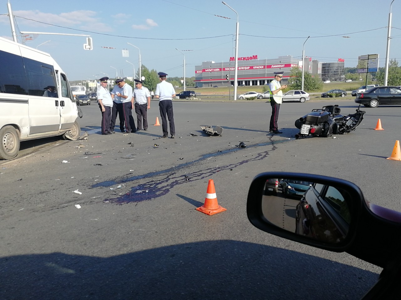 В Уфе в ДТП погиб мотоциклист
