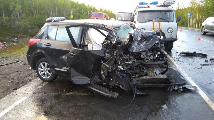 В ДТП на трассе «Кола» под Апатитами погибла женщина