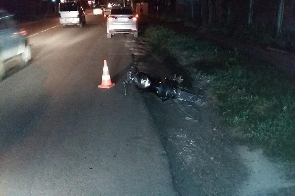 14-летняя пассажирка мотоцикла пострадала в ДТП в Краснодарском крае