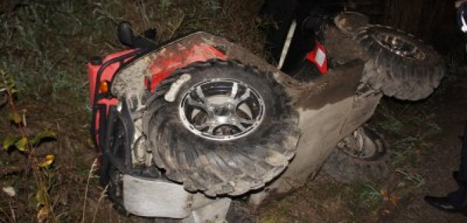 Водитель квадроцикла погиб под Нижним Тагилом