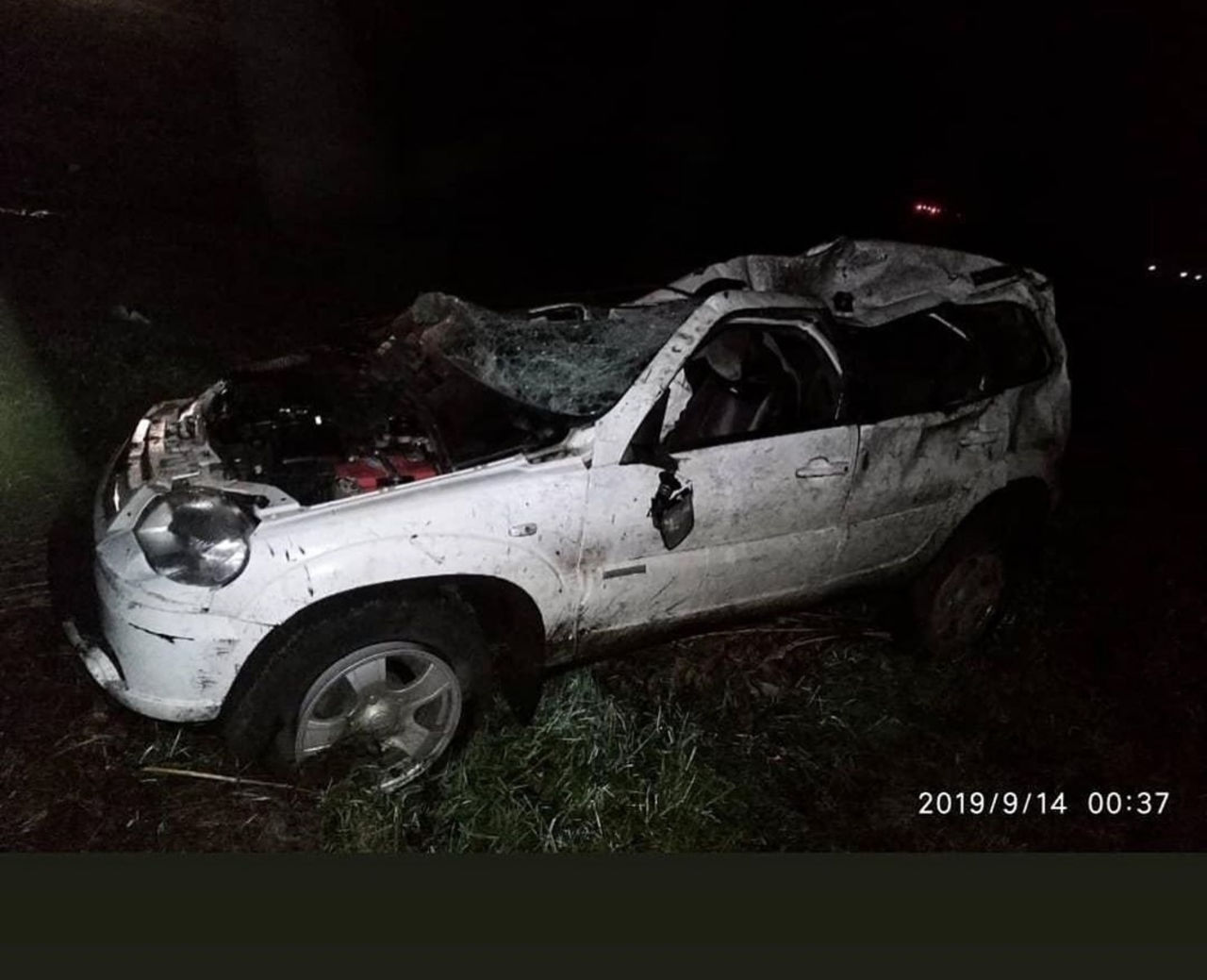 В Кузбассе в ночном ДТП погиб водитель (3)