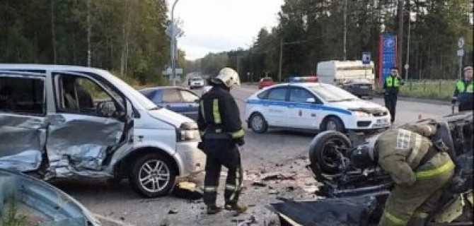Пять человек пострадали в ДТП под Кингисеппом