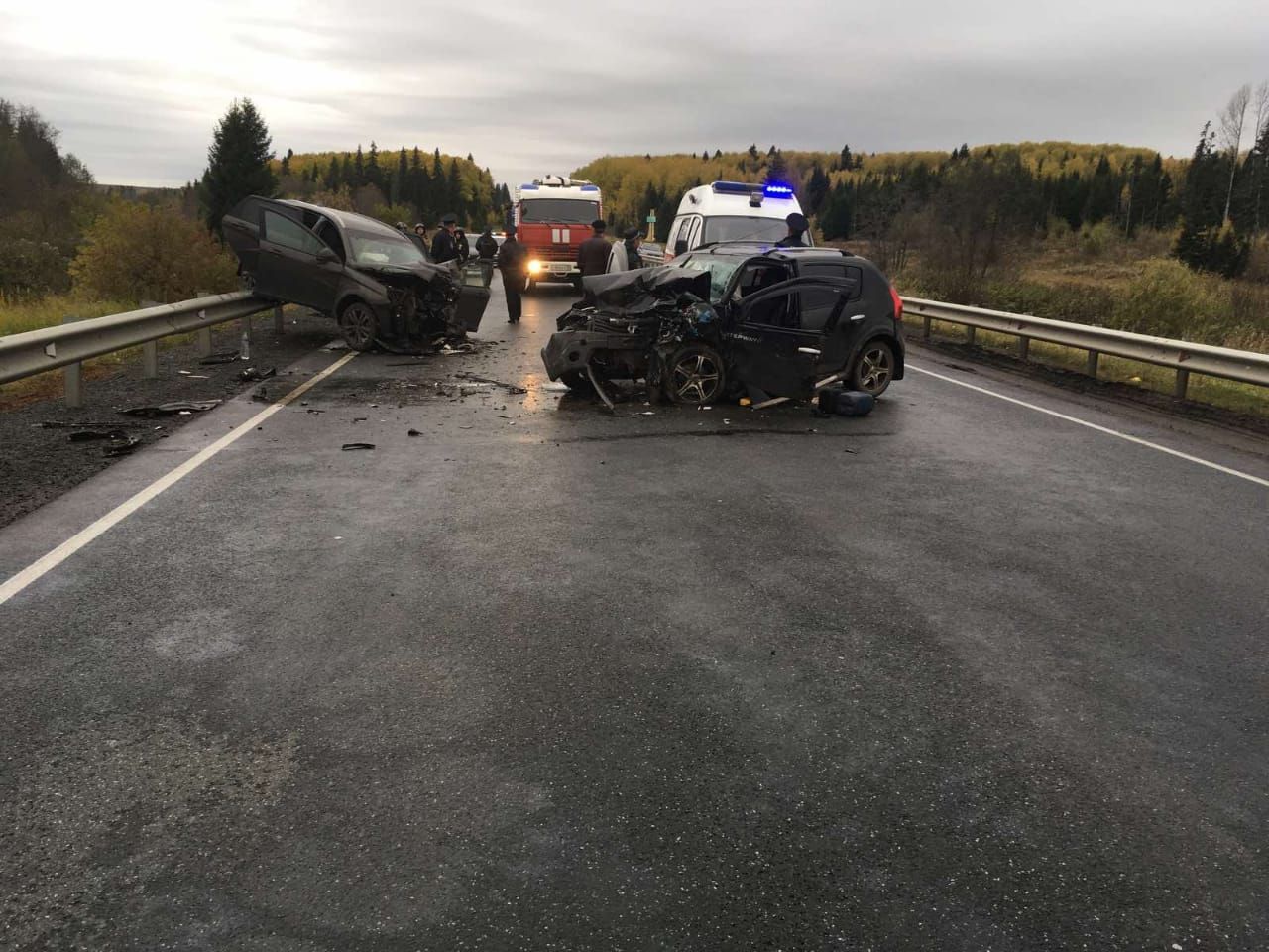 Четверо взрослых и двое детей пострадали в ДТП в Удмуртии (1)