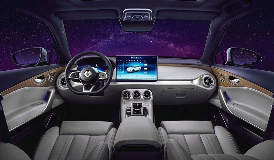 Фирма BYD показала новый кроссовер бид 3