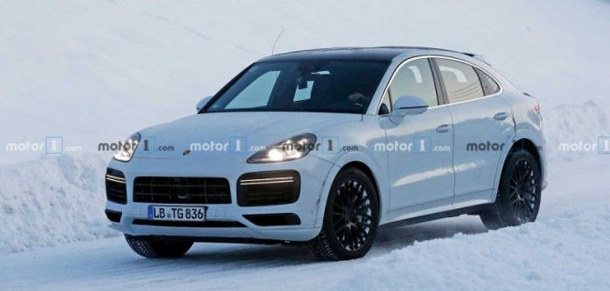 Началось тестирование Porsche Cayenne Coupe GT