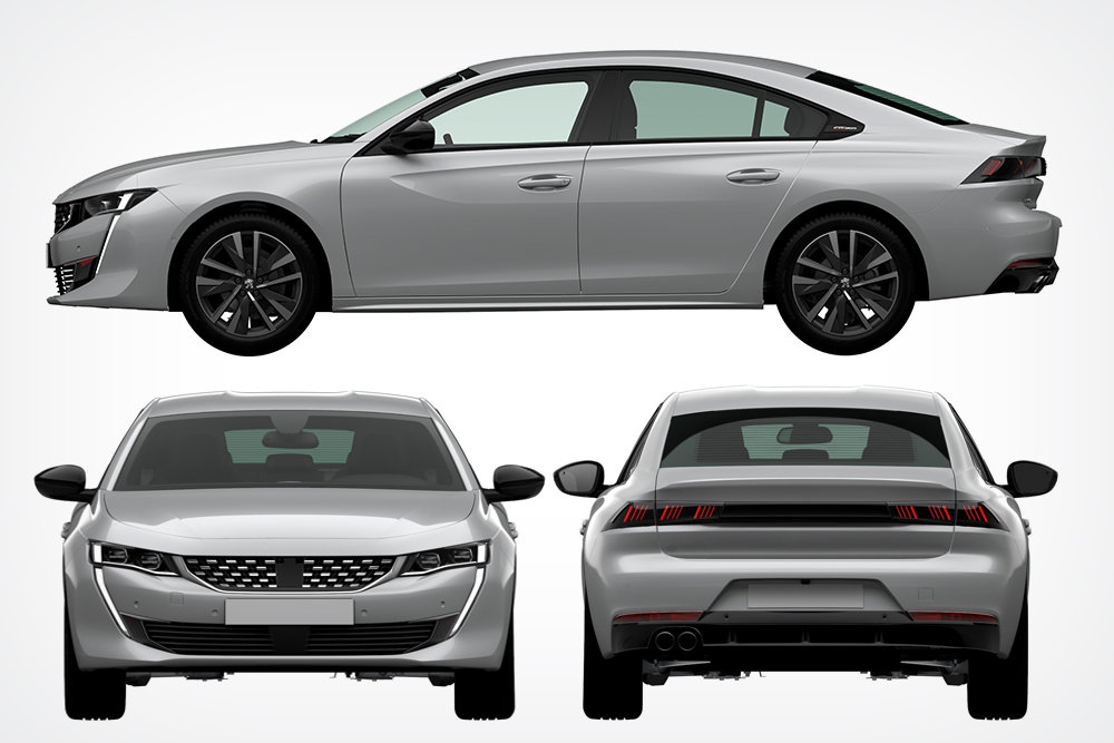 В России запатентован лифтбек Peugeot 508 пежо 3