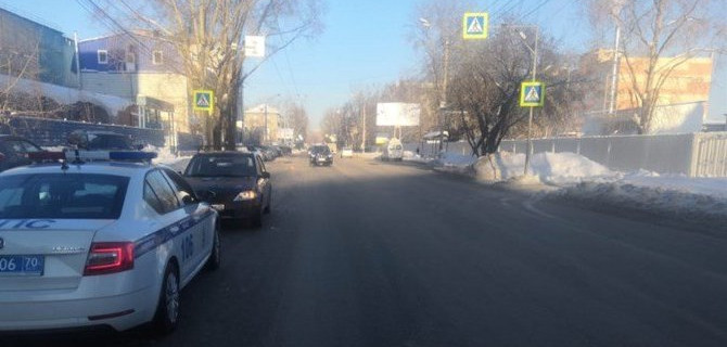 В Томске иномарка сбила 8-летнего ребенка на переходе