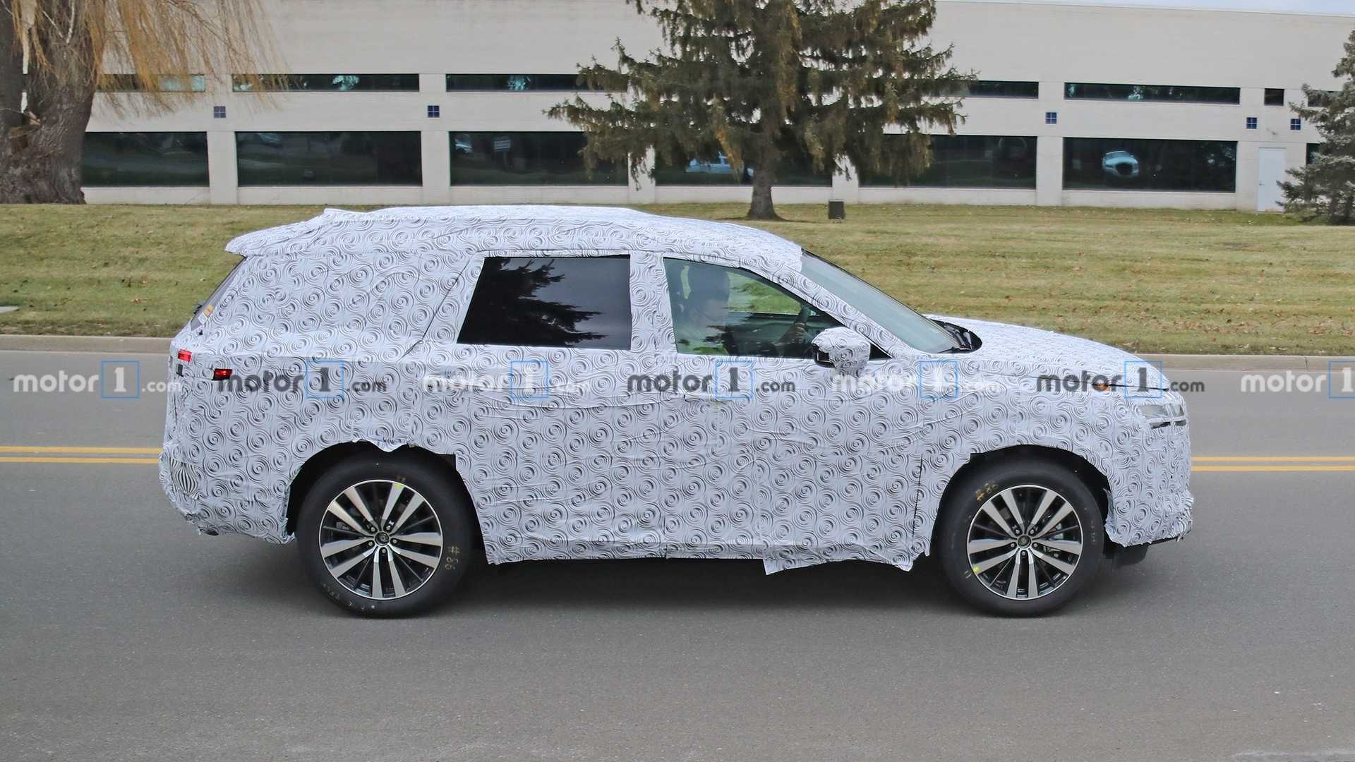 На тесты выехал новый Nissan Pathfinder ниссан пат 2