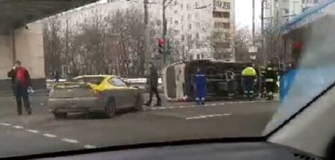 В Москве в ДТП попала «скорая»