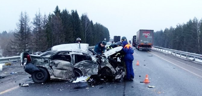 В Шекснинском районе в ДТП погиб человек