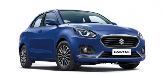 Седан Suzuki Swift прошёл рестайлинг