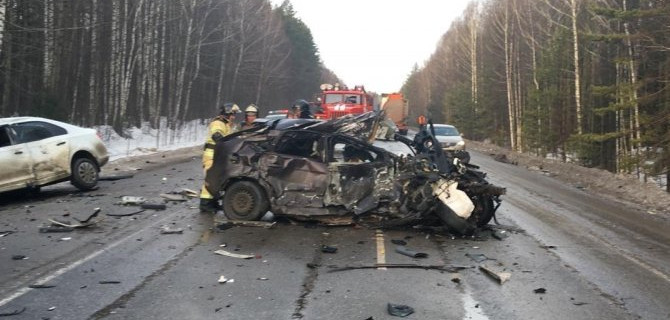 Два человека погибли в ДТП в Башкирии