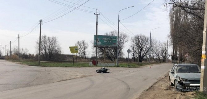 14-летний мотоциклист пострадал в ДТП под Волгоградом