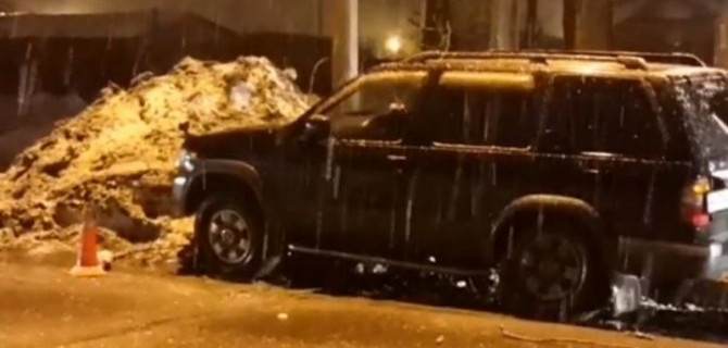 В Тымовском иномарка сбила ребенка и двух взрослых