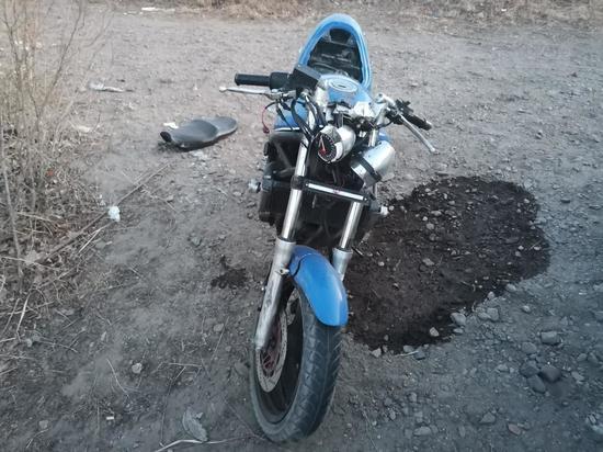 Мотоциклист пострадал в ДТП в Чите (2)