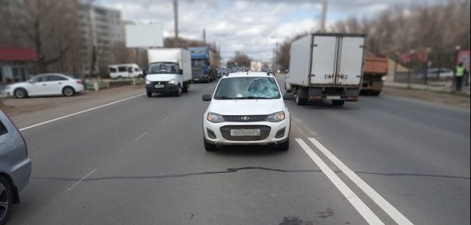 В Оренбурге сбили пешехода