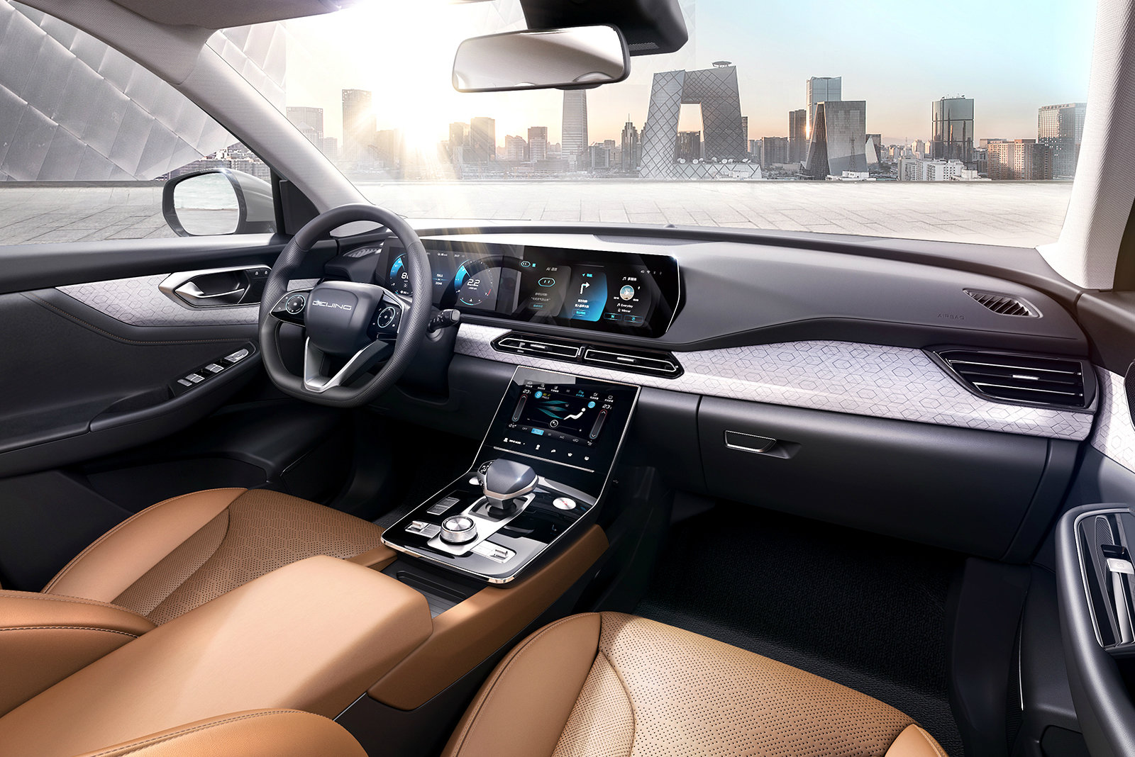 Фирма BAIC продемонстрировала новый кроссовер баик 2