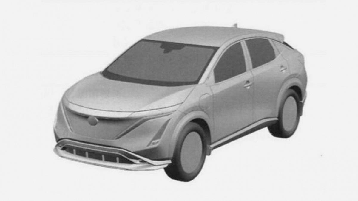 В интернете появились патентные изображения электрокроссовера Nissan ниссан 1