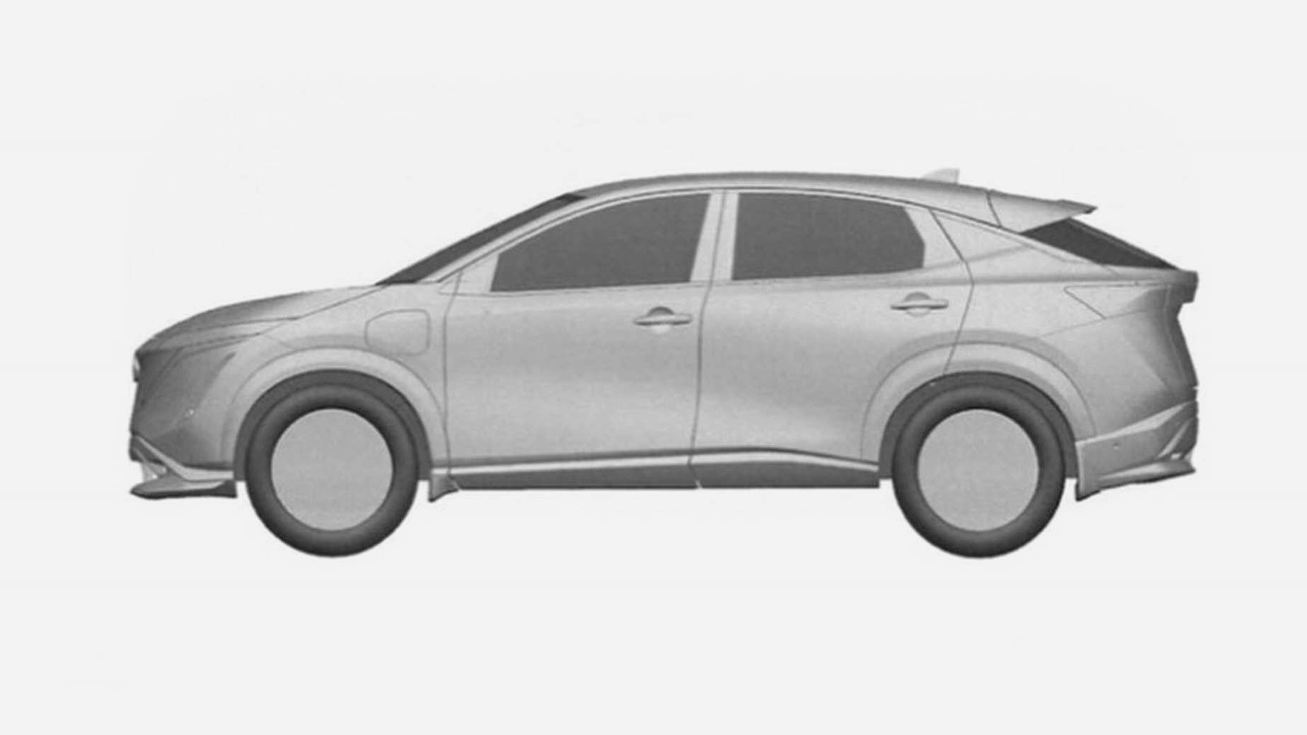 В интернете появились патентные изображения электрокроссовера Nissan ниссан 2