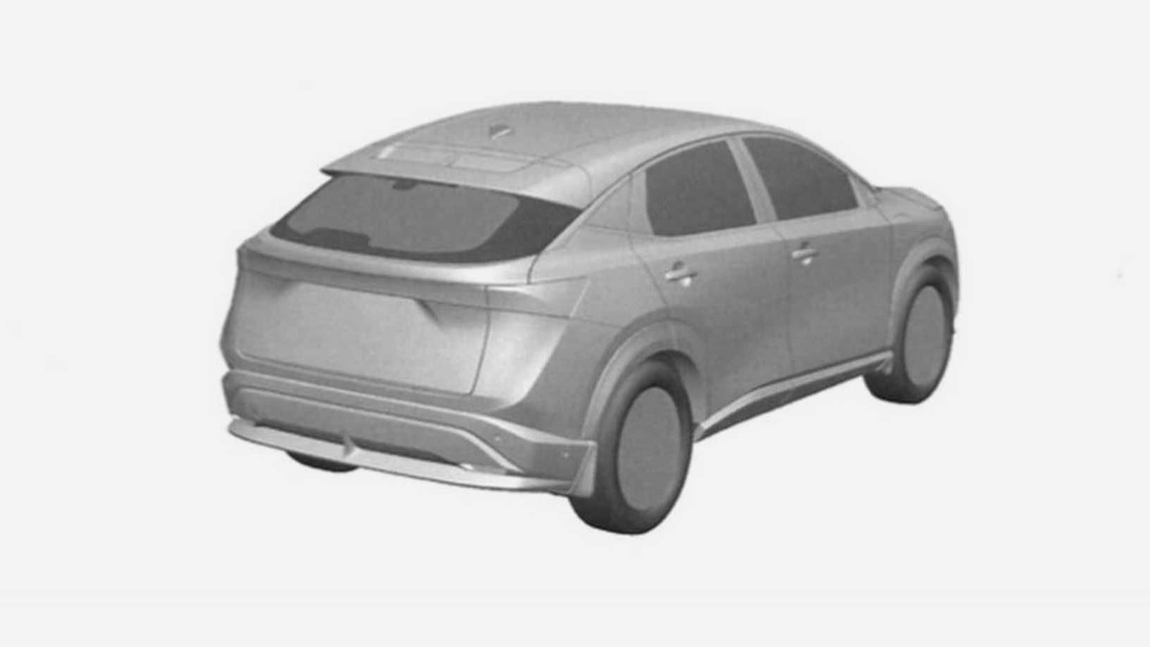 В интернете появились патентные изображения электрокроссовера Nissan ниссан 3