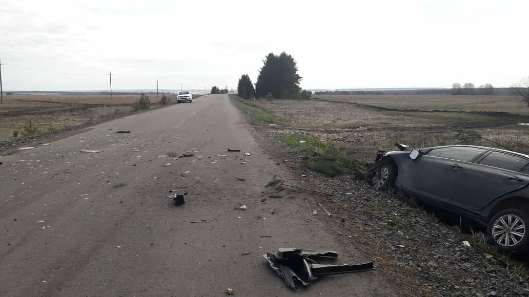 В Башкирии иномарка врезалась в дерево – водитель погиб (3)