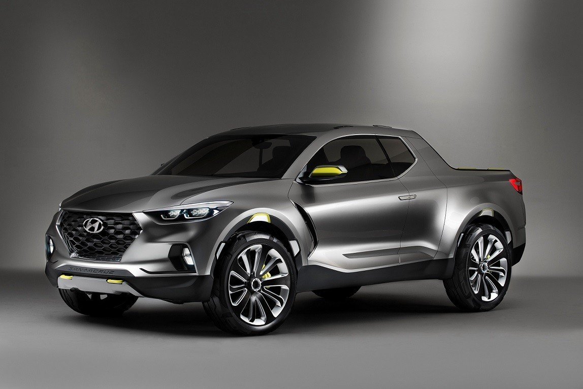 Сфотографирован кузов пикапа Hyundai Santa Cruz хюнд 2