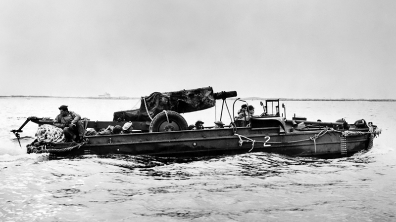 DUKW-353 в воде