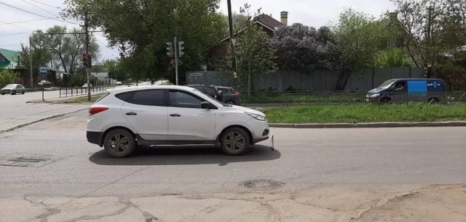 В Самаре на переходе сбили пешехода