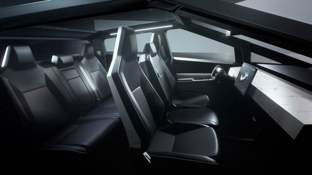 Tesla Cybertruck салон