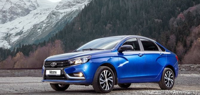 Седан Lada Vesta получил новые опции