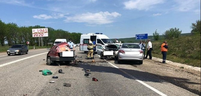Под Ставрополем в ДТП погиб водитель