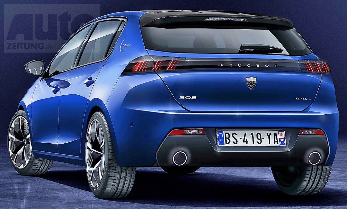 Показаны изображения нового Peugeot 308 пежо 3