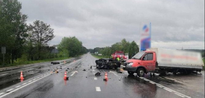 Молодой водитель пострадал в ДТП под Брянском