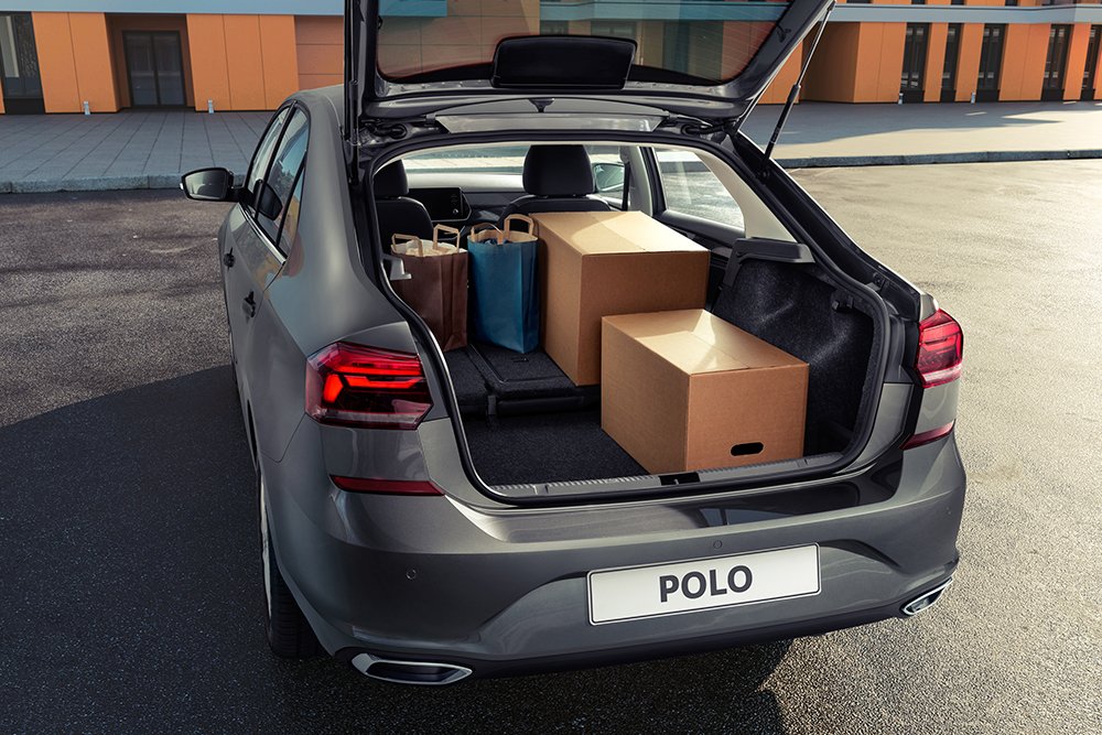 Новый Volkswagen Polo уже в продаже: комплектации и цены Багажник нового Volkswagen Polo