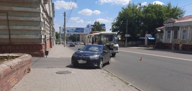 Ребенок пострадал в ДТП с маршруткой в Курске