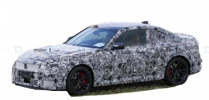 На испытания выехало купе BMW 2-Series нового поколения