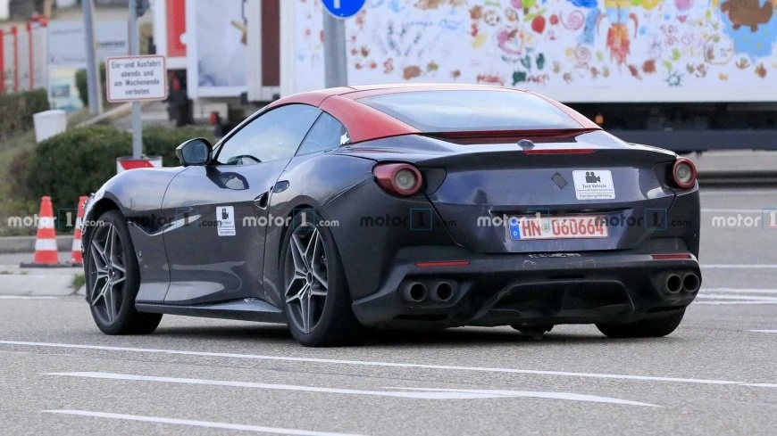 Начались испытания кабриолета Ferrari Portofino феррари 3