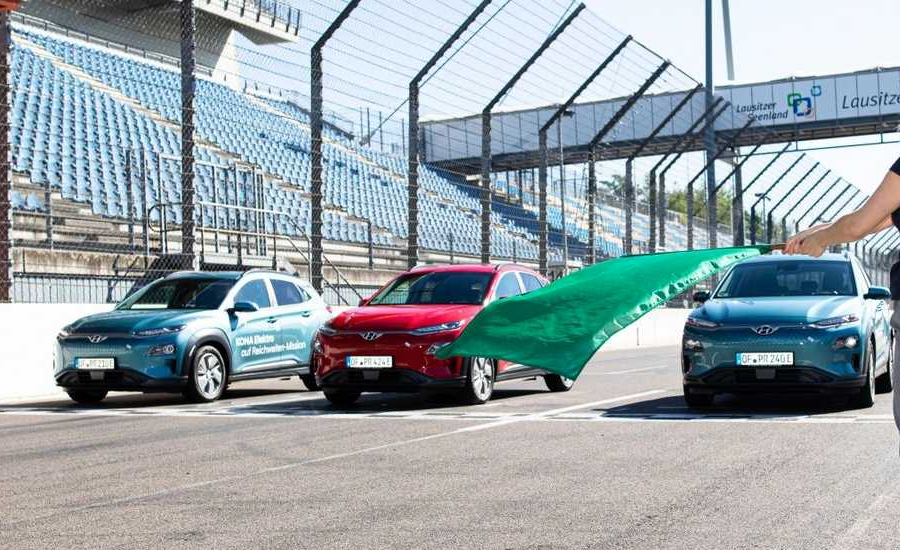 Hyundai Kona Electric испытания