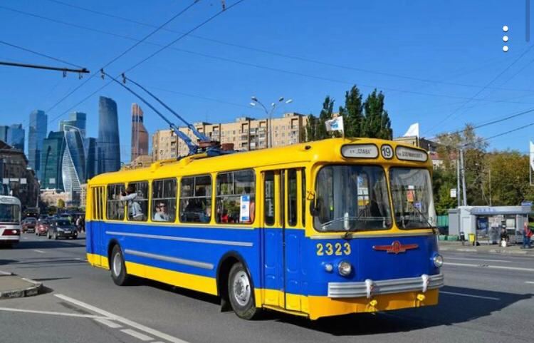ретротроллейбус в Москве