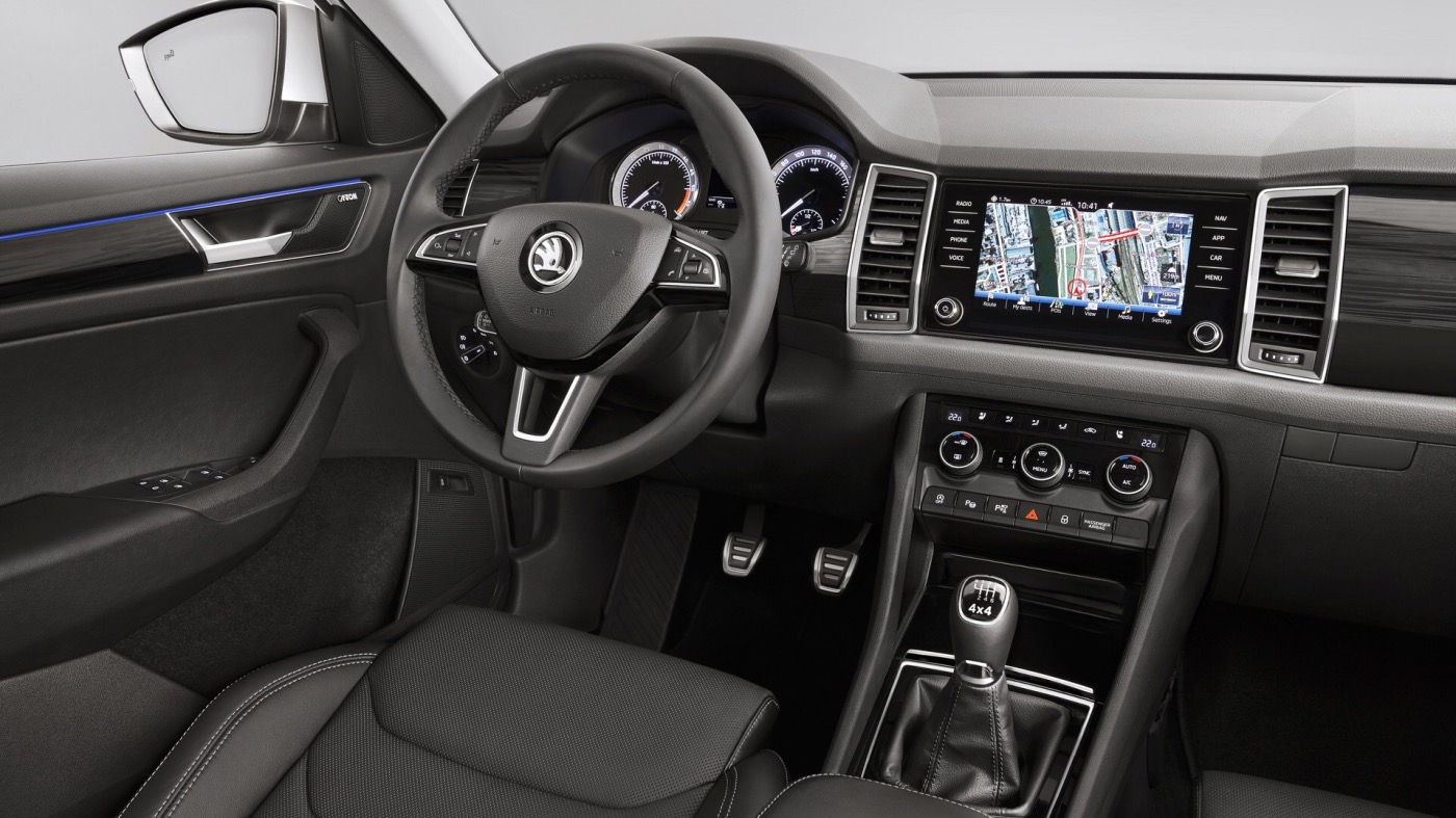 Mitsubishi Outlander или ŠKODA KODIAQ — что лучше? ŠKODA KODIAQ салон