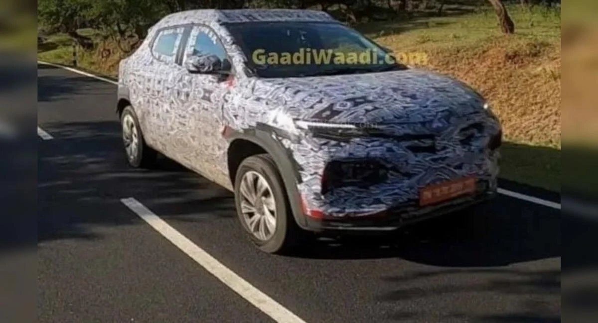 В Индии тестируется новый кроссовер от Renault рено кигер 2