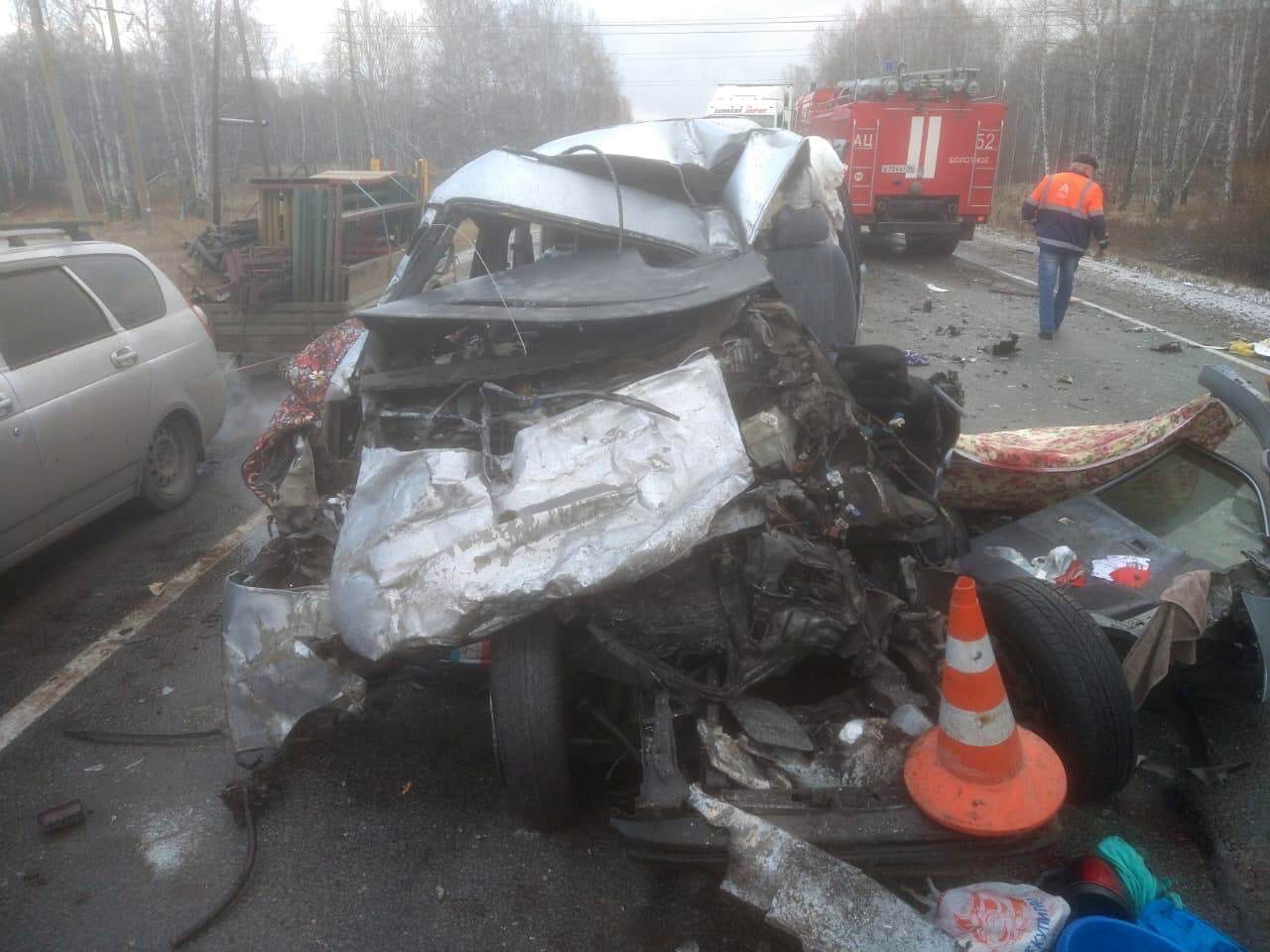 ДТП с автобусом в Новосибирской области