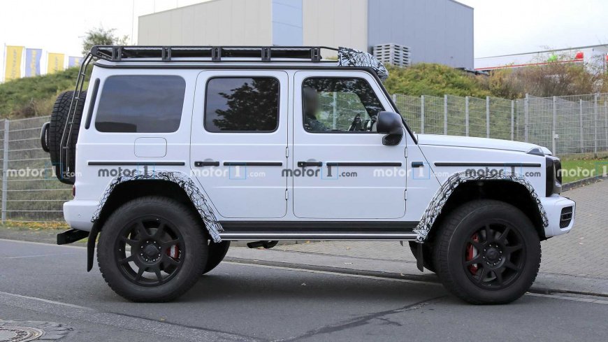 Mercedes-Benz G-Кlassе 4×4 Squared: камуфляжа стало меньше гелик 2