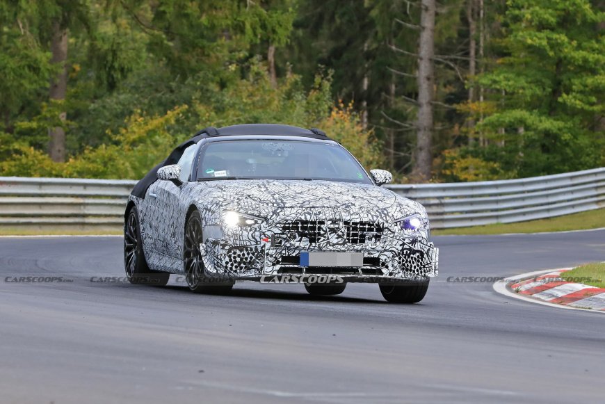 В интернете появились рендеры нового Mercedes-AMG SL амг 3