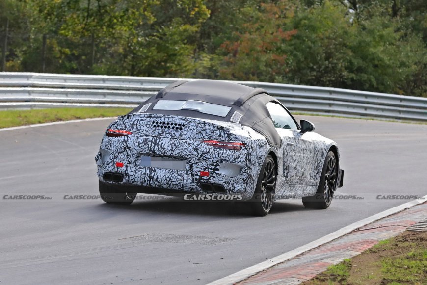 В интернете появились рендеры нового Mercedes-AMG SL амг 5