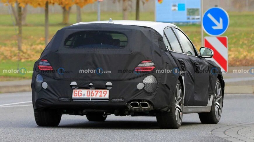 В Европе замечен прототип универсала Genesis G70 генезис 3