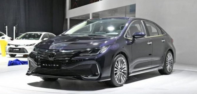 Новый седан Toyota Allion поступит в продажу весной