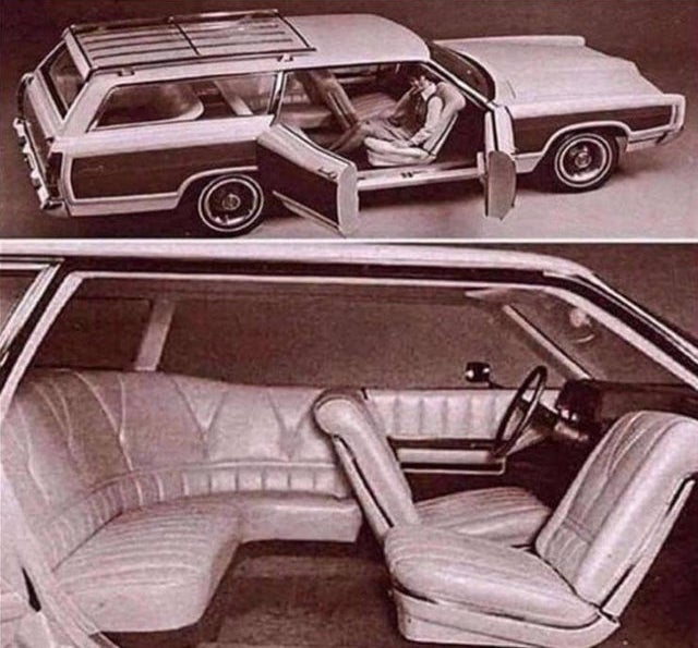 3 Ford Aurora II - салон и развёрнутое кресло