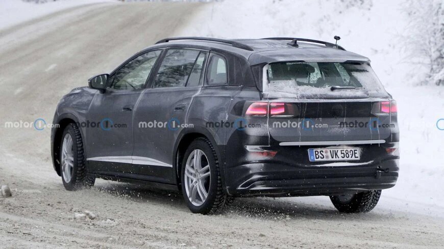 Продолжается тестирование электрокроссовера Volkswagen ID.6 фолькс ид 3