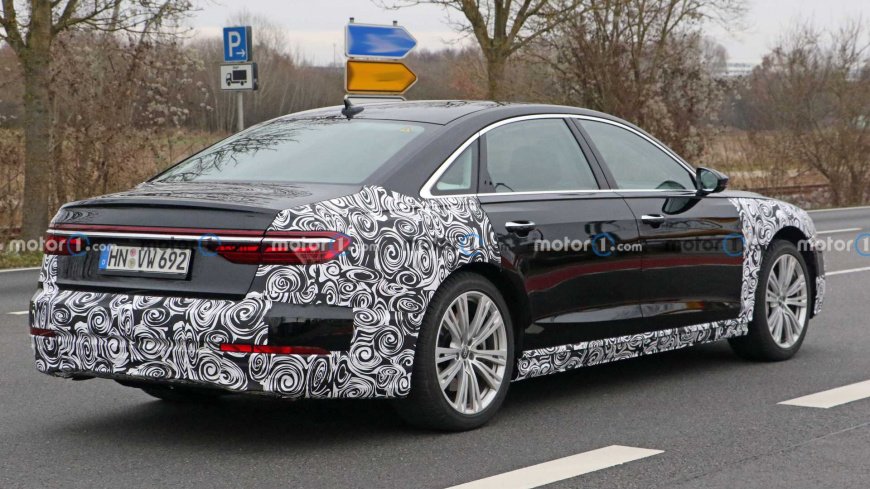 На испытания выехал обновлённый Audi A8 ауди 8 3